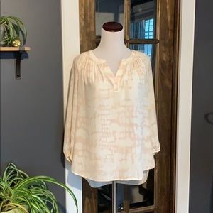 Cynthia Rowley Silk Popover Blouse